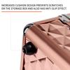 Professional Portable Cosmetic Bag Suitcases Cosmetics Large Capacity Women Travel Makeup Bags Box Manicure Cosmetology Case 9 x 6 x 6 inchesinches