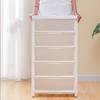 Storage Cabinet Drawer Type 45 Wide Plastic Locker Children's Wardrobe with Wheels Multilayer Kitchen Organizer Bathroom Drawer