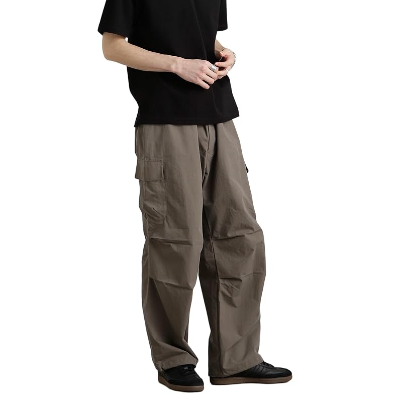 

[Nano Universe] cn relax cargo pants men s M 180 khaki 672-5127212