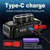 00LM Headlamp Super Powerful Flashlights EDC LED Flashlight Portable Lights USB Rechargeable Lamp for Outdoor Camping Hiking