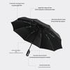 DASPAN Ring Buckle Automatic Sun & Rain Umbrella