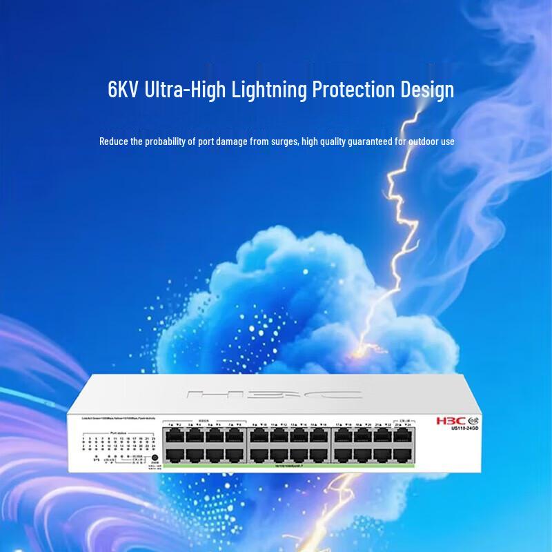 H3C US110-24GD 24-Port Gigabit Cloud-Managed Switch