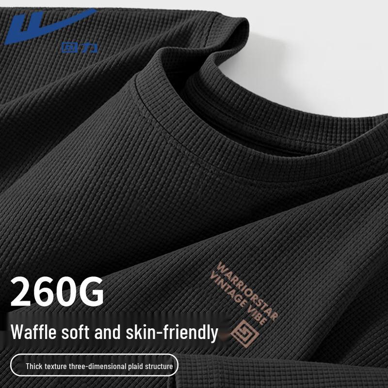 Warrior Waffle Knit Heavyweight Short Sleeve T-Shirt 2XL