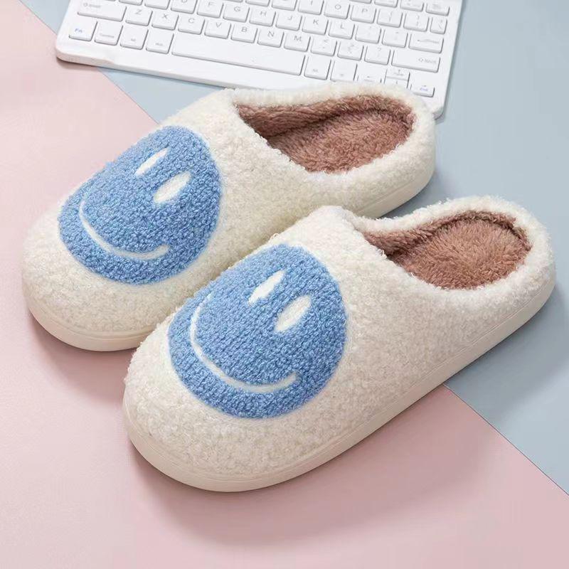 Winter Cartoon Cow Plush Cotton Slippers: Cozy Indoor Footwear