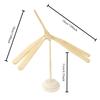 Bamboo Dragonfly Wind Power Balanced Rotating Model Wooden Craft Desktop Ornament Kids Toy