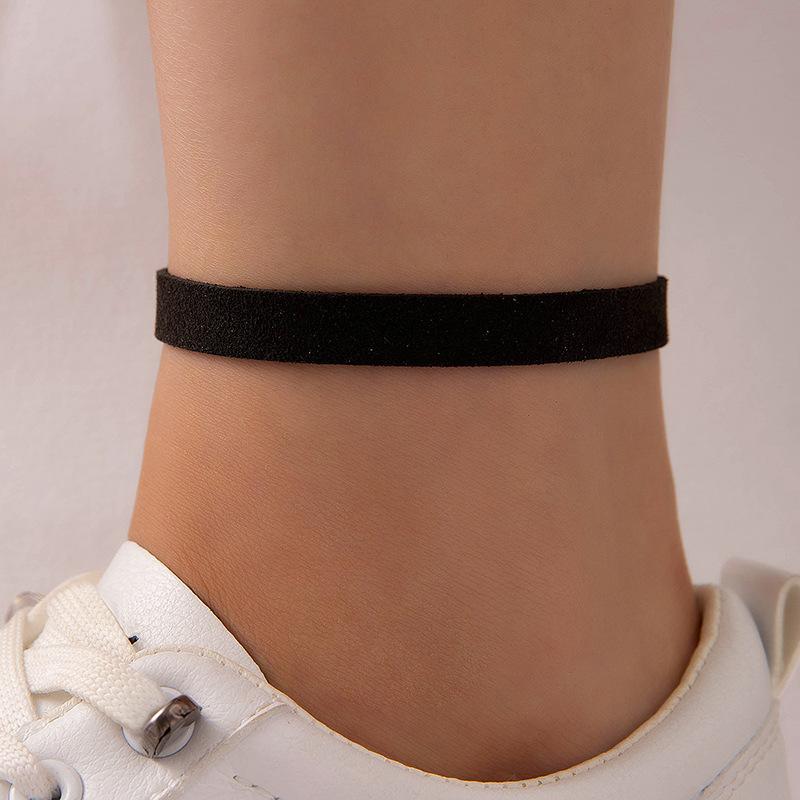 Vintage Gothic Short Flannel Snake Necklace, Black Trend Necklace Collar Collarbone Chain