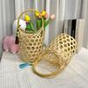 Bamboo Woven Hand-held Basket Retro Storage Box Chinese Style Gift Packaging Box  Moon Cake