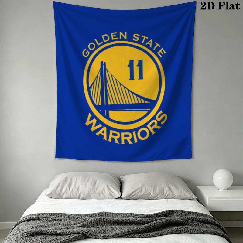 Golden State Warriors Wall Tapestry Aesthetic Wall Hanging Printed Fabric Blanket Decorative Tapestries for Bedroom Living Room Home Decor