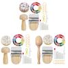 Mini Darning Loom Kit Wooden Darning Mushroom Knit Patch Maker Kit Weaving