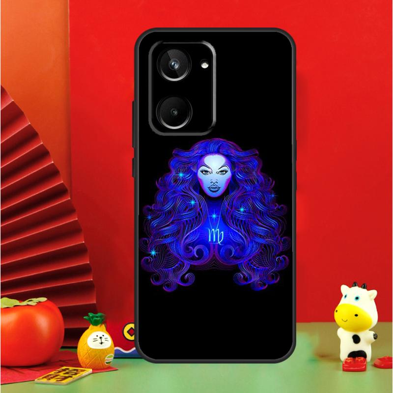 Neon Zodiac Signs For Realme 15 Pro GT7 GT6 10 11 12 13 14 Pro Plus C65 C67 C63 C61 C51 C53 C35 C75 C55 Case
