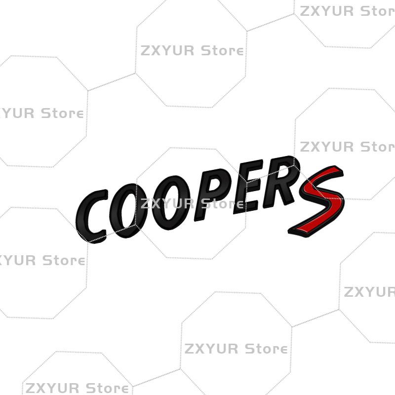 Metal COOPER SD Emblem Car Sticker Letter Badge Body Rear End Trunk Decor For Mini Cooper S R60 R52 R53 R55 R56 F54 F55 F56 F60