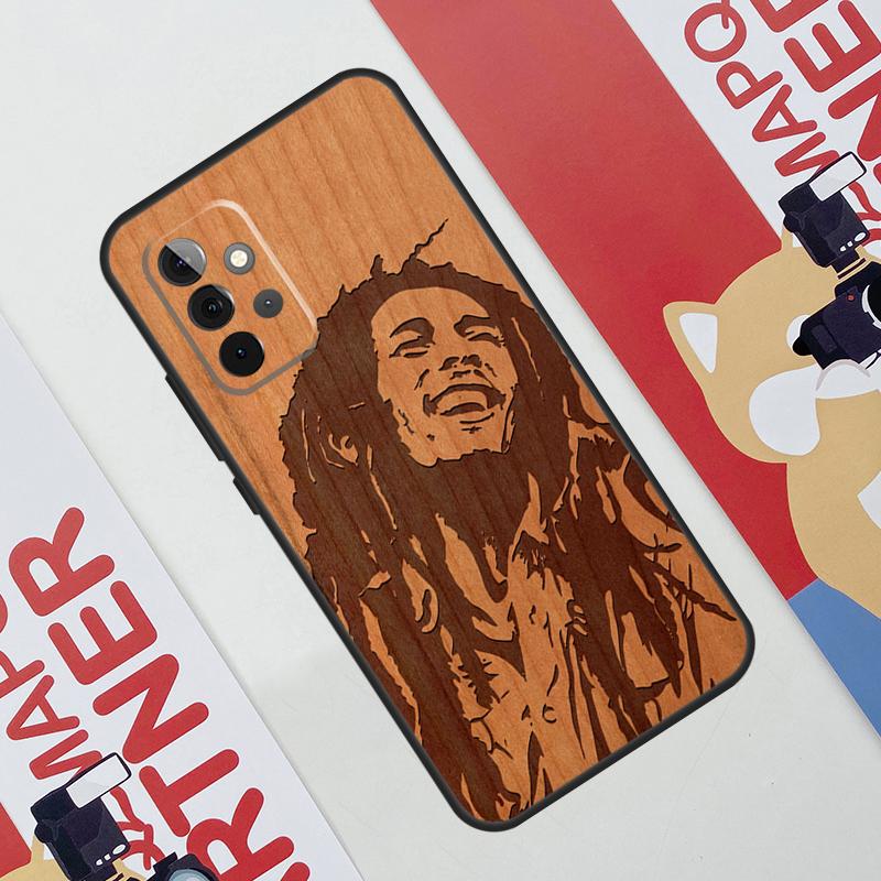 Buddha Jesus Guadalupe Wood Phone Case For Samsung Galaxy A53 A33 A23 A13 A52 A32 A22 A12 A51 A71 A14 A24 A34 A54 A21S