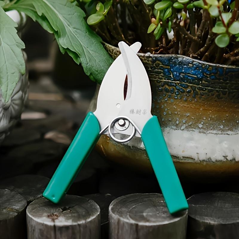 Stainless Steel Grafting Tool, Professional Gardening Pruning Scissors, with Bark Cutter, Fruit Tree Sapling Grafting Ring Knife