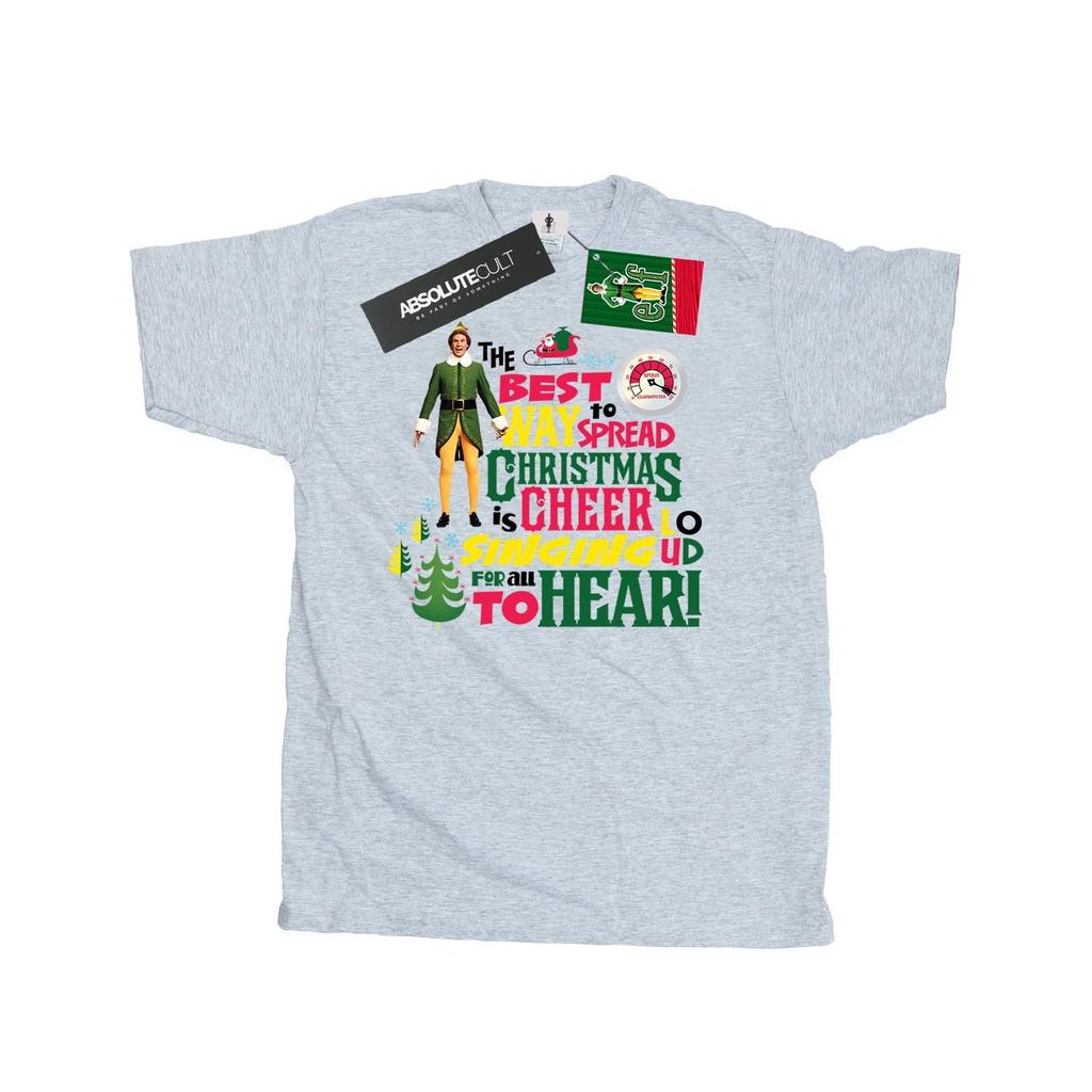 Elf Mens Christmas Cheer T-Shirt