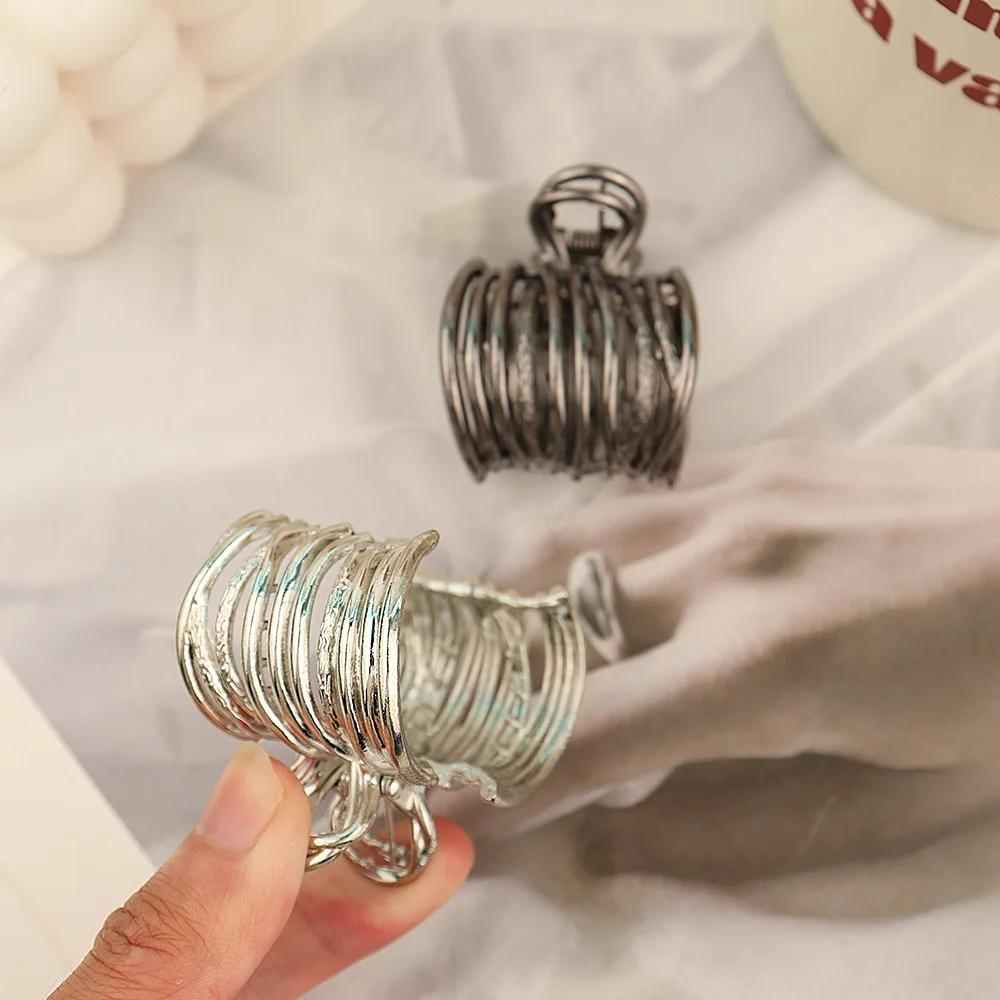 Hoher Pferdeschwanz Haarspange für Damen Mode Metall Haar-Klammer Clips Mädchen Fixier-Haarnadel Hochzeitshaarschmuck Kopfschmuck Schmuck