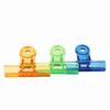 Clear Plastic Long Tail Clips for Test Papers and Stationery Organization