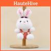 Plush Bunny Keychain With Overalls And Sunglasses For Kids And Collectors