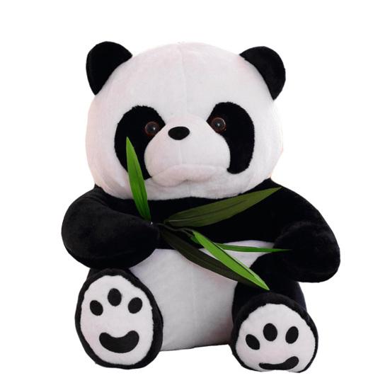 Plyšová hračka Panda Krásné plyšové panenky Hračky plně naplněné Vycpané zvířátko Panenka Závěsná ozdoba Dětský narozeninový dárek