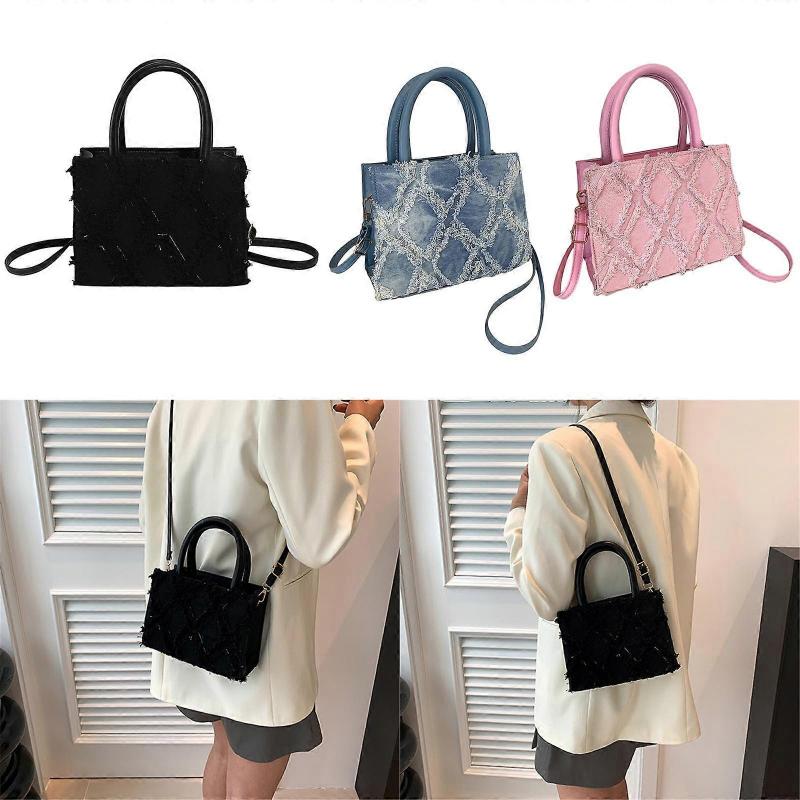 2023 NEW Crossbody Bag Fashion Handbag Trendy Shoulder Bag Small Square Bag Versatile Tote Bag for Girl Women Casual Bag  Pink