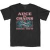 Alice In Chains T-shirt Unisex Adulto Totem Fish in Cotone