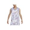 Nike Dri-Fit DNA Atmungsaktiv Schnelltrocknend V-Ausschnitt Ärmelloses Basketballtrikot Herren Tops Weiß FZ0691100