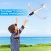 Kreatives Handwurf-Flugzeug Lustiges Outdoor-Spielzeug mit 2 Flugmodi Handwurf-Flugzeug für Kinder Bewegung und Spiel