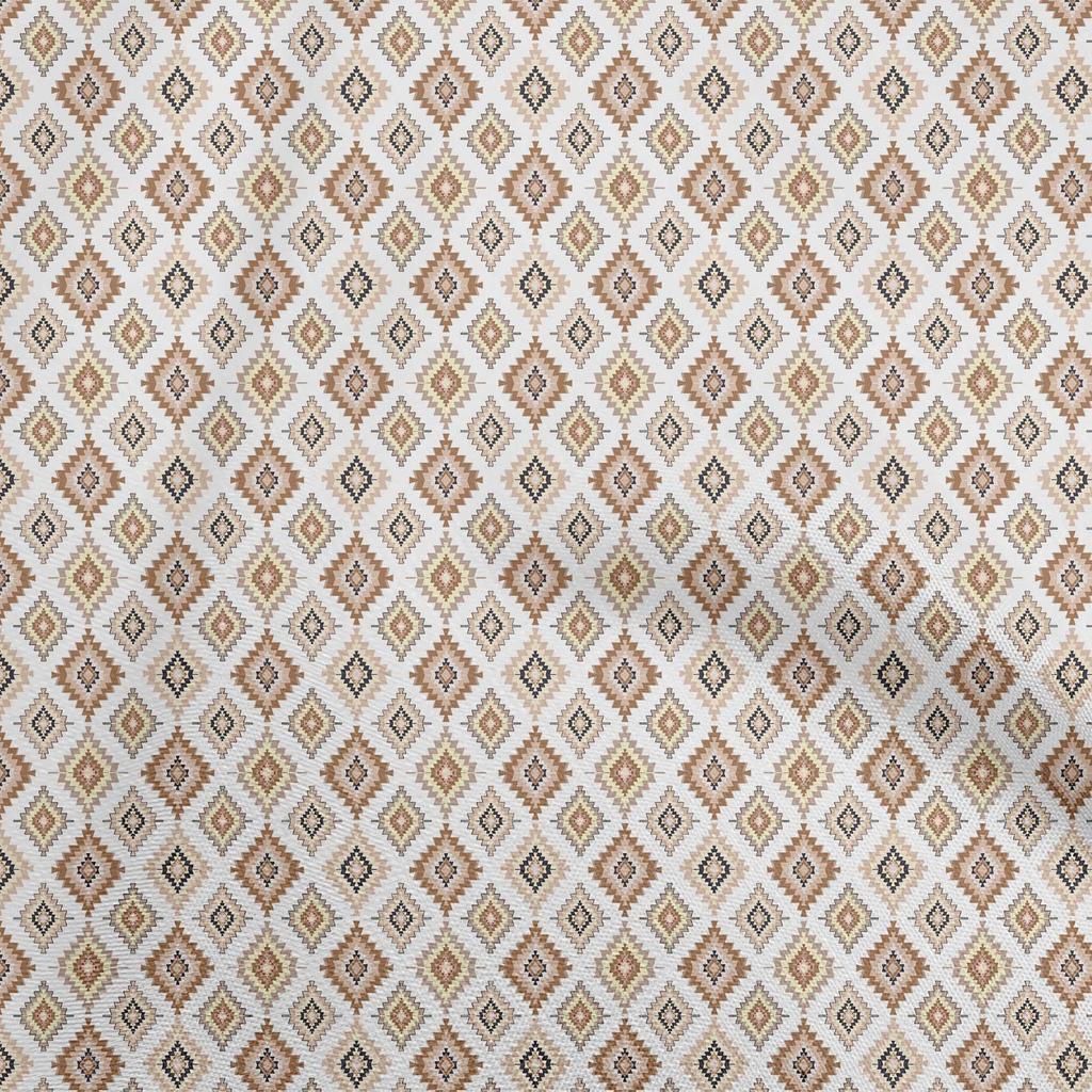 oneOone Cotton Flex Black Fabric Asian Kilim Diy Clothing Quilting Fabric Print Fabric By Yard 40 Inch