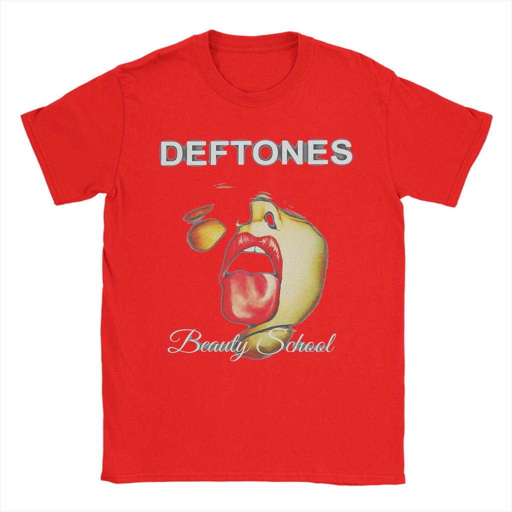 Leisure Deftones T-Shirt for Men Crewneck Cotton T Shirts  Short Sleeve Tees Birthday Gift Clothing