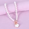 Κολιέ μαργαριτάρι τσόκερ Γυναικεία Faux Pearl Love Heart Αλυσίδα πουλόβερ κολιέ κολιέ μόδας για κάθε περίσταση