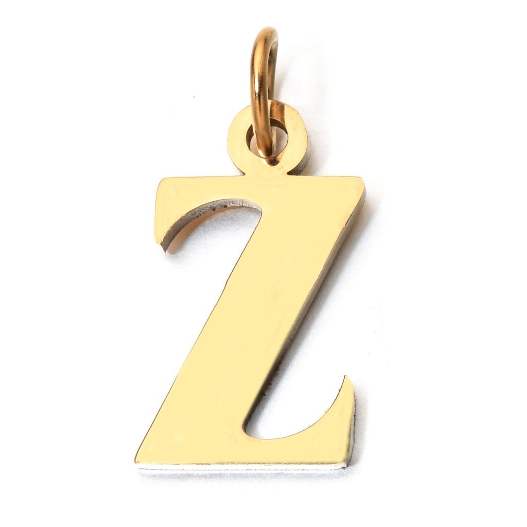 Handmade Stainless Steel English Letter Pendant - Non-Fading Charm