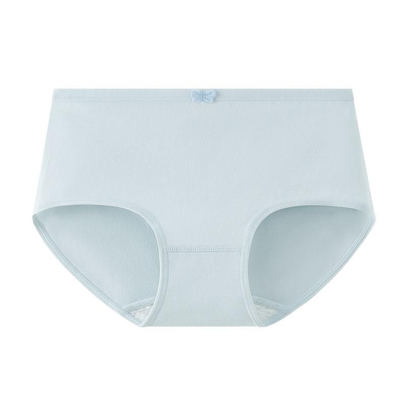Women S Cotton Underwear Bowknot Cute Antibacterial Solid Color Breathable