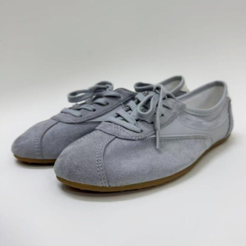 

Fashion Brand Casual Lace Up Women Derby Shoes Comfort Flat Daily Sports Style Vintage Suede Travel Walking Lightweight Female Footwear 36