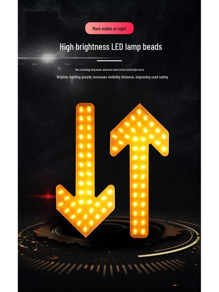 Sanitation Truck Rear Flashing Arrow Light and Sweeping Indicator