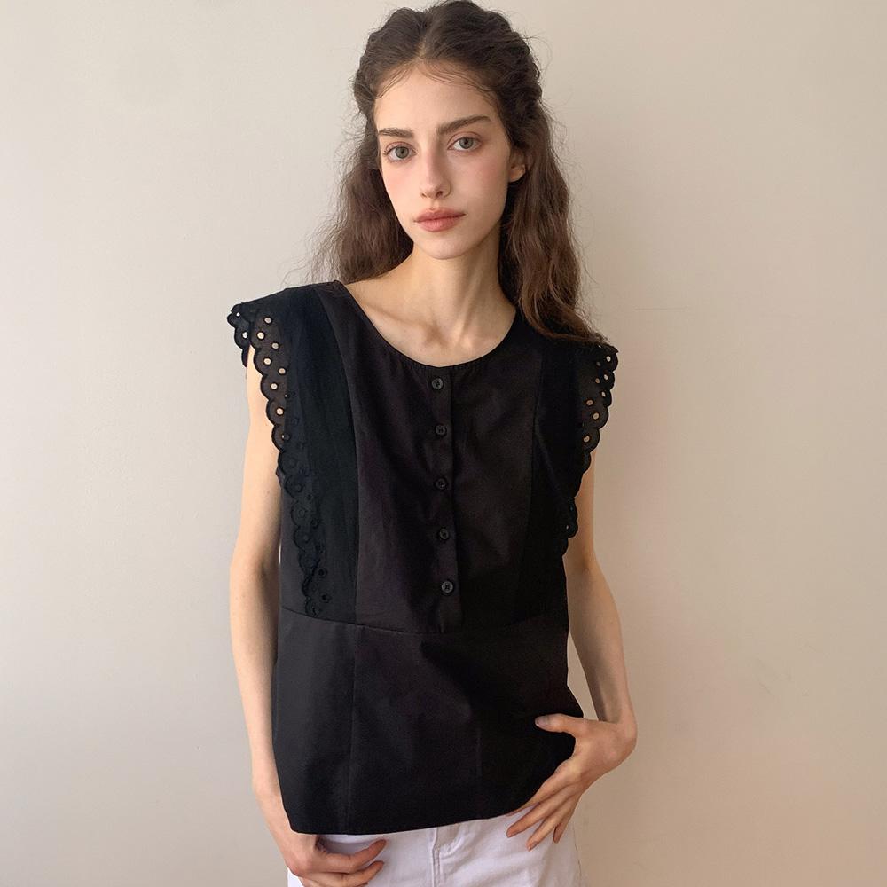 Lilisu Mane Blouse / Black
