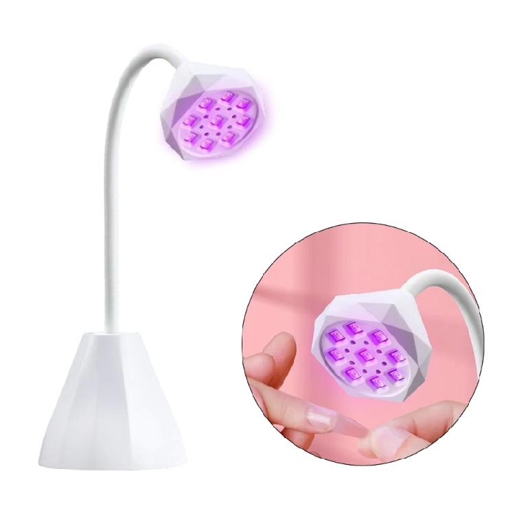 LED UV Nail Lamp Hands Free Light Rotatable Nail Dryer Quick Drying Nail Polish