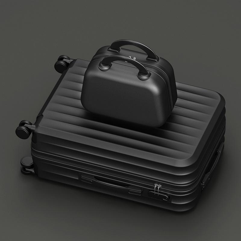 Women's 20" Carry-On Luggage - Sturdy and Durable Trolley Case with Thickened Design and Combination Lock, Men's 28" Large Capacity Option Available.