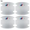 For BMW 4pc New Car Door Handle Bowl Scratch Protective Stickers For BMW M E36 E46 E90 E60 F10 F30 E39 F20 E87 E92 G30 X5 E70 E9