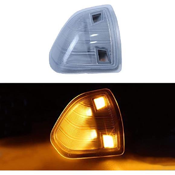 2pcs for Dodge Ram 1500 2500 2010-2018 Ram 1500 Classic 2019 2020 2021 LED Car Front Side Mirror Turn Signal Light Lamps Bulbs