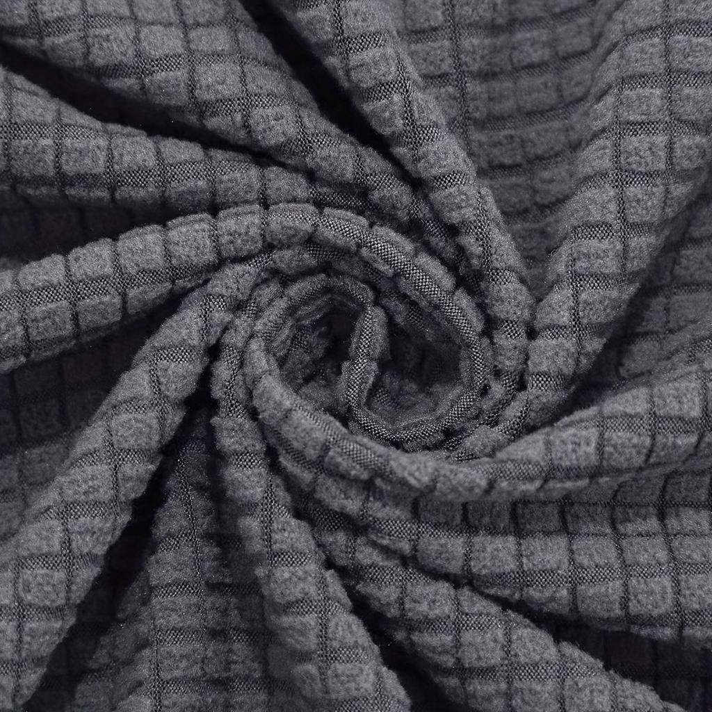 2 Pack Classic Stretch Velvet Armrest Covers for Sofa, Fitted Elastic Band Slipcover Grip, Washable Polyester Spandex Furniture Protector