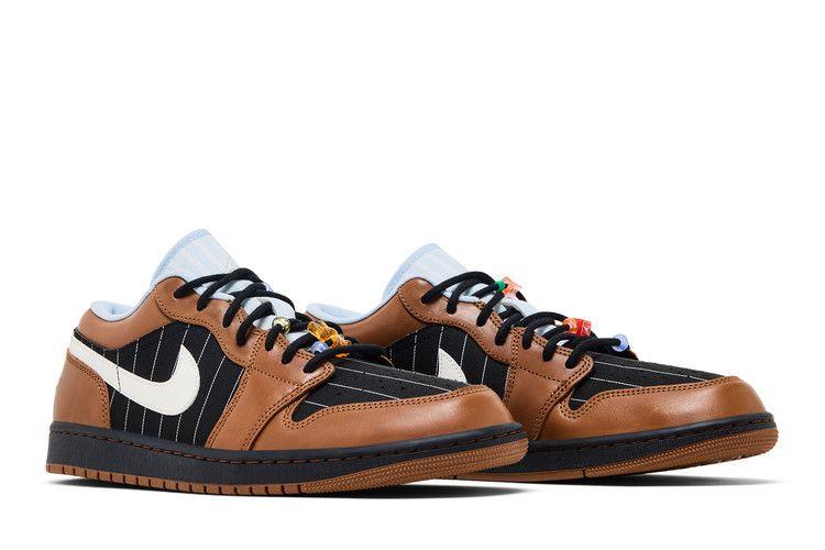 Men's Sneakers Nike Jordan 1 Low SE Black Sail Light British Tan Black/Sail/Black/Light British Tan