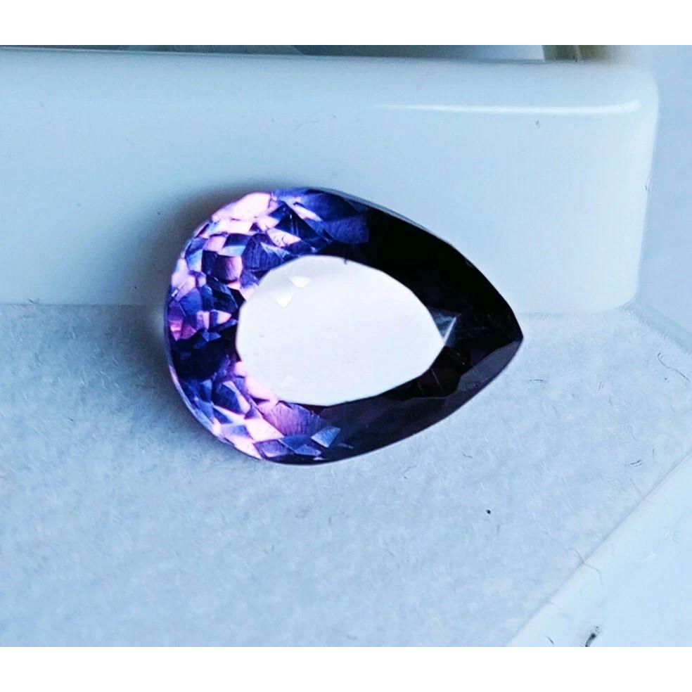 Fabulous Alexandrite Color Changing Natural Pear Cut 4.60 Ct Certified Gemstone