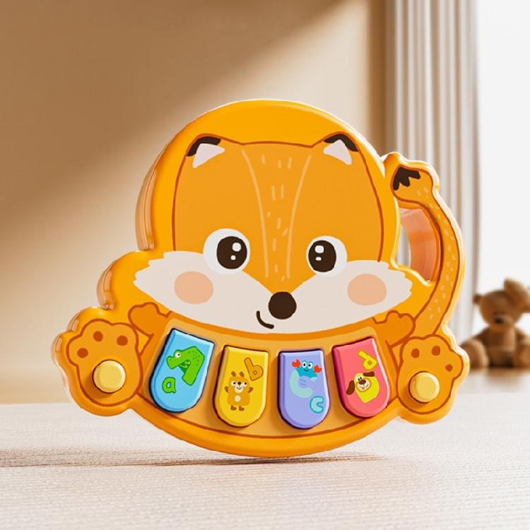 Baby erstes Klavierspielzeug Cartoon Lerninstrument ABS Sicheres Material Multifunktionale Musikmodi Leichtes reisefreundliches Design