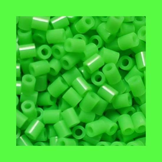 Green color 5mm 1000PCS Pixel Art YantJouet Hama Beads for Kids Iron Fuse Beads diy Puzzles Gift Children Toy
