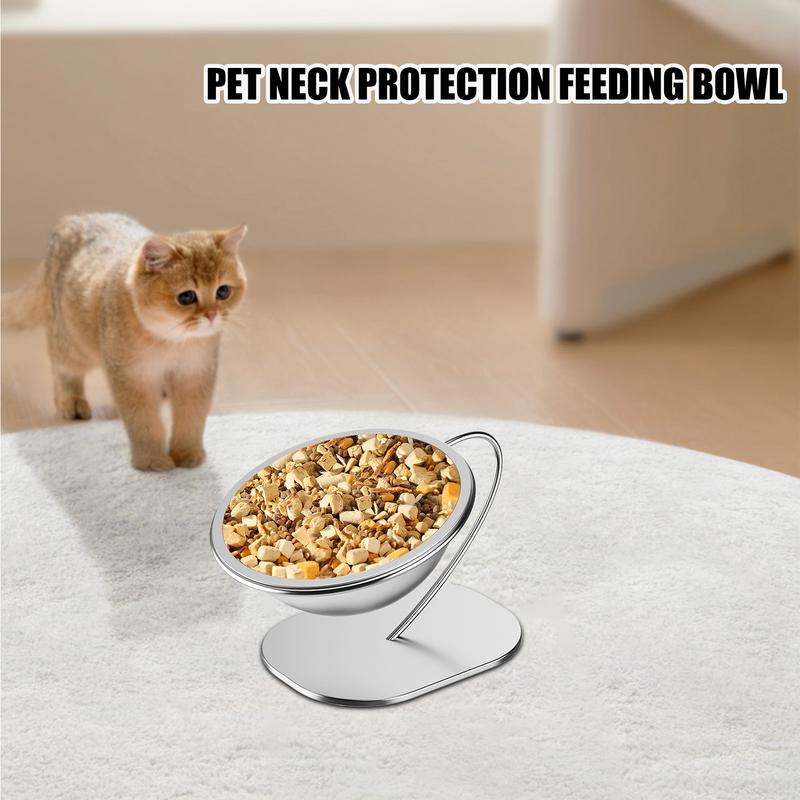 

Raised Cat Dish Stainless Steel Dog Food Container Pet Feeding Accessories Large Lifted Cat Bowl With Stable Base For Indoor Use China Mainland