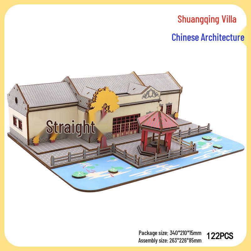 Supreme Harmony 3D Holzpuzzle: Peking Architekturmodell für Kinder