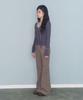 Mileko Stitch Ribbon T Charcoal