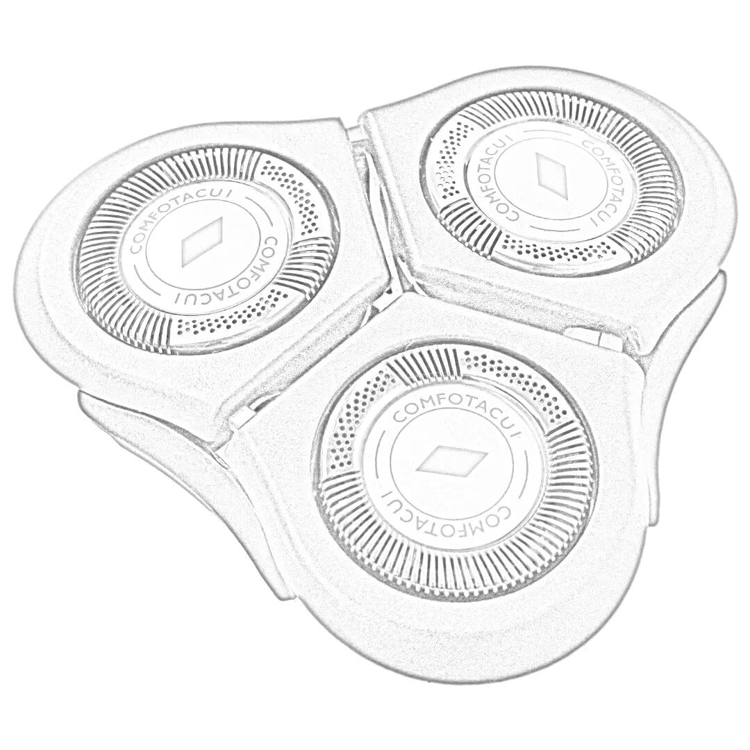 

Новые улучшенные сменные головки RQ11, разработанные для бритв P-hilips Norelco 6100, 6500 и 66000 (ранее электробритвы SensoTouch 2D)-Легко