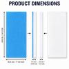 2pcs Exhaust System Paint Booth Filter Double Layer Replacement Filter Cotton  For Tent System
