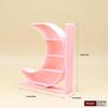 1:12 Dollhouse Miniature Moon Bookcase 4-Layer Storage Rack Display Cabinet Showcase Model Decor Toy Doll House Accessories