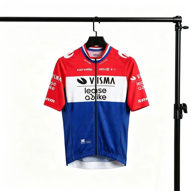 Herren Fahrradtrikot Kurzarm Atmungsaktiv Schnelltrocknend Aero Rennradshirt Fahren